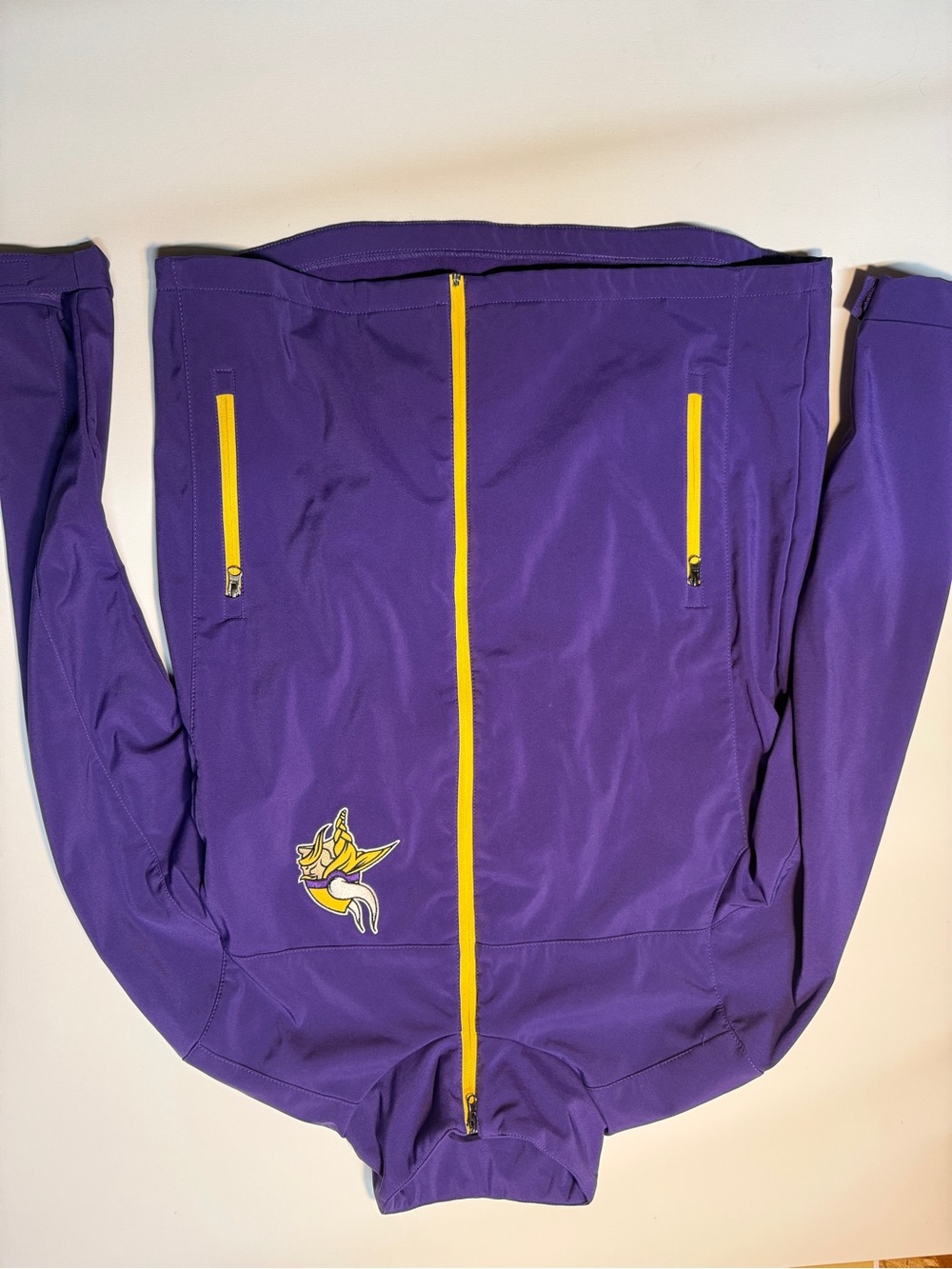 NFL Vikings Purple Apparel with White Patch‎ and Red/Blue Shield Jacket